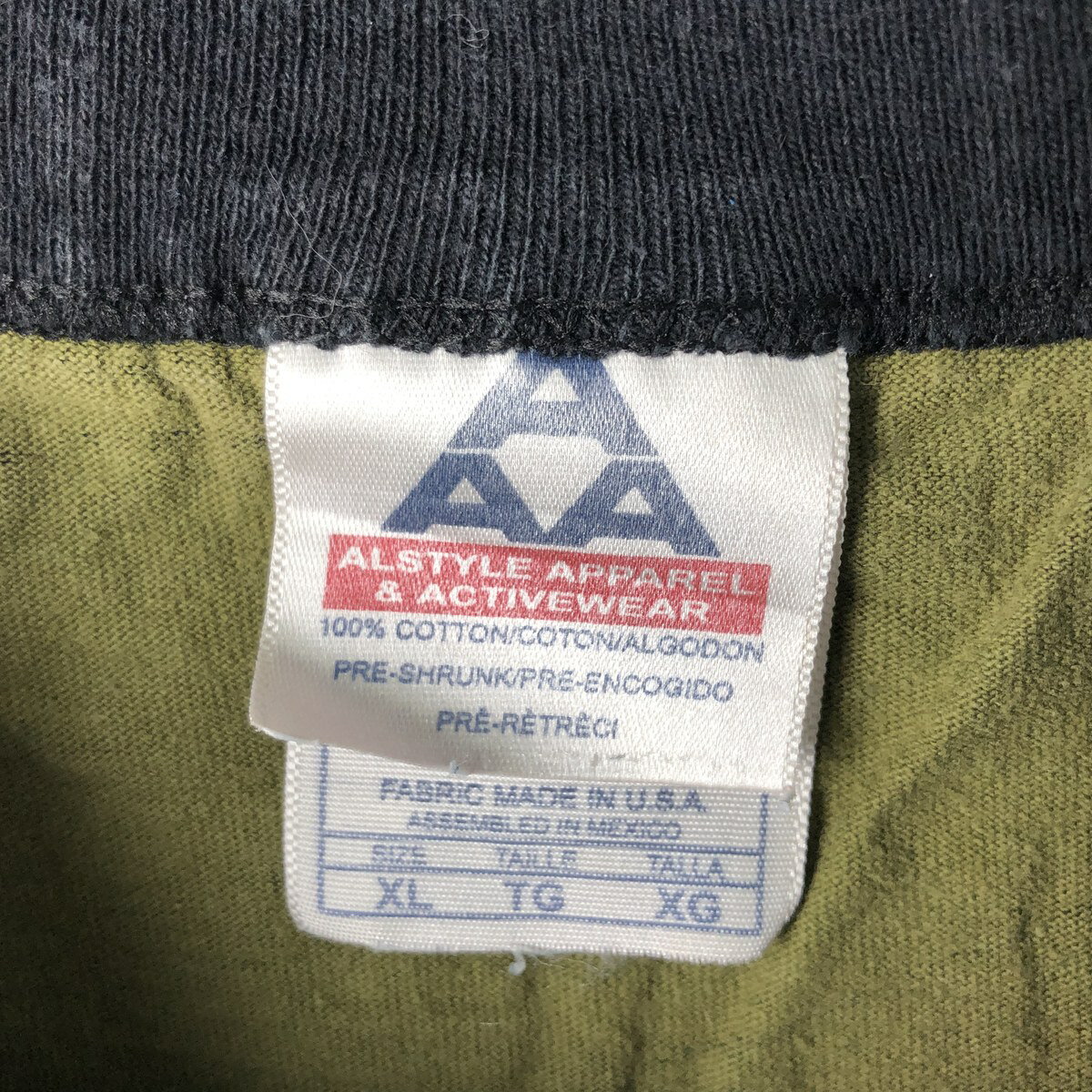 古着 アルスタイル Alstyle Apparel & Activewear 迷彩 Tシャツ USA製 メンズXL相当 /eaa608157 【中古】 【260128】 【NH-2508】 カーキ系 春夏秋 3