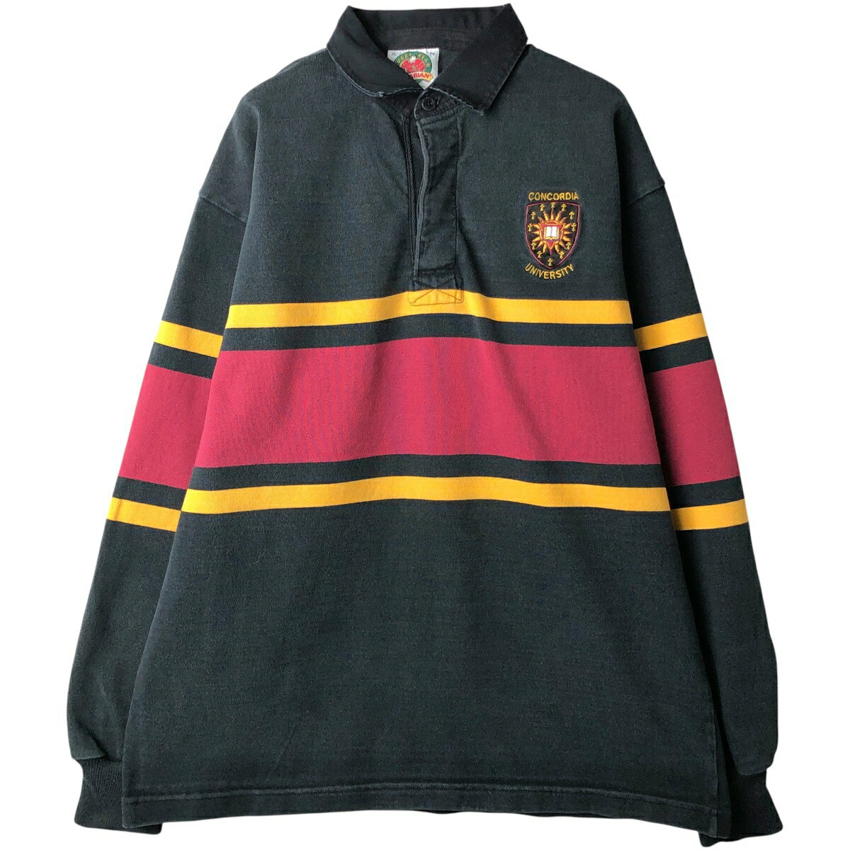 古着 バーバリアン BARBARIAN 長袖 ラガーシャツ カナダ製 メンズXL相当 /eaa608178 【中古】 【260126】 【NH-2508】