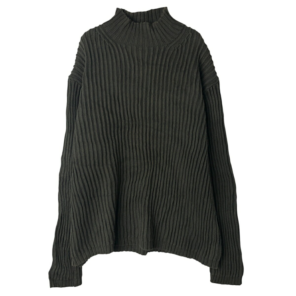 Other - 古着 90~00'S ギャップ GAP オールドギャップ リブ編み ハイネック コットンニットセーター メンズL相当 ヴィンテージ/eaa608354 【中古】 【260124】 【NH-2508】 カーキ系 秋冬
