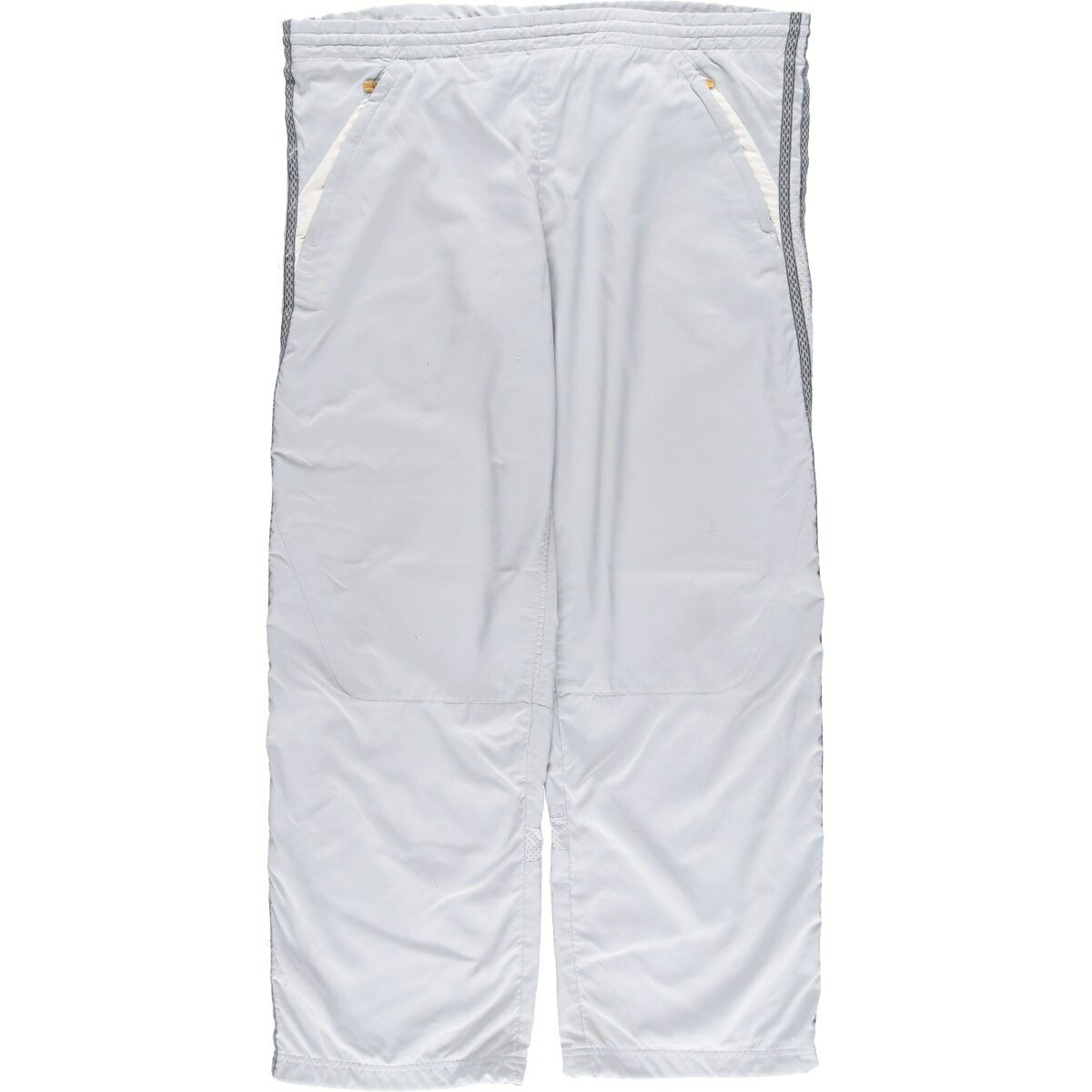 Rakuten - 古着 00'S アディダス adidas CLIMA COOL ウォームアップパンツ ナイロンパンツ シャカシャカパンツ メンズS相当 /eaa608411 【中古】 【260123】 グレー系 春夏秋冬