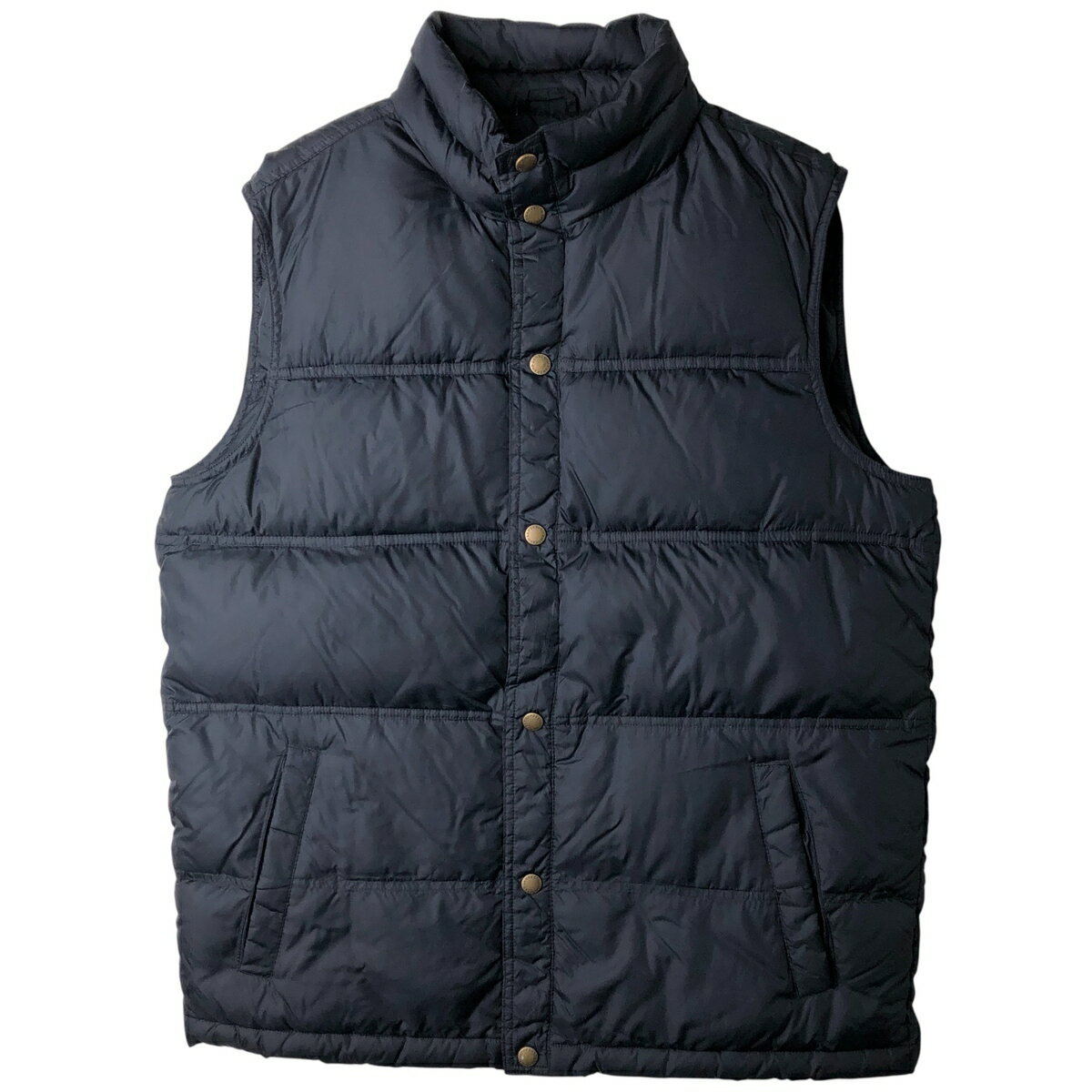 古着 00'S ランズエンド LANDS' END ダウンベスト メンズM相当 /eaa608694 【中古】 【260221】 ブラック系 春秋冬(4.0)