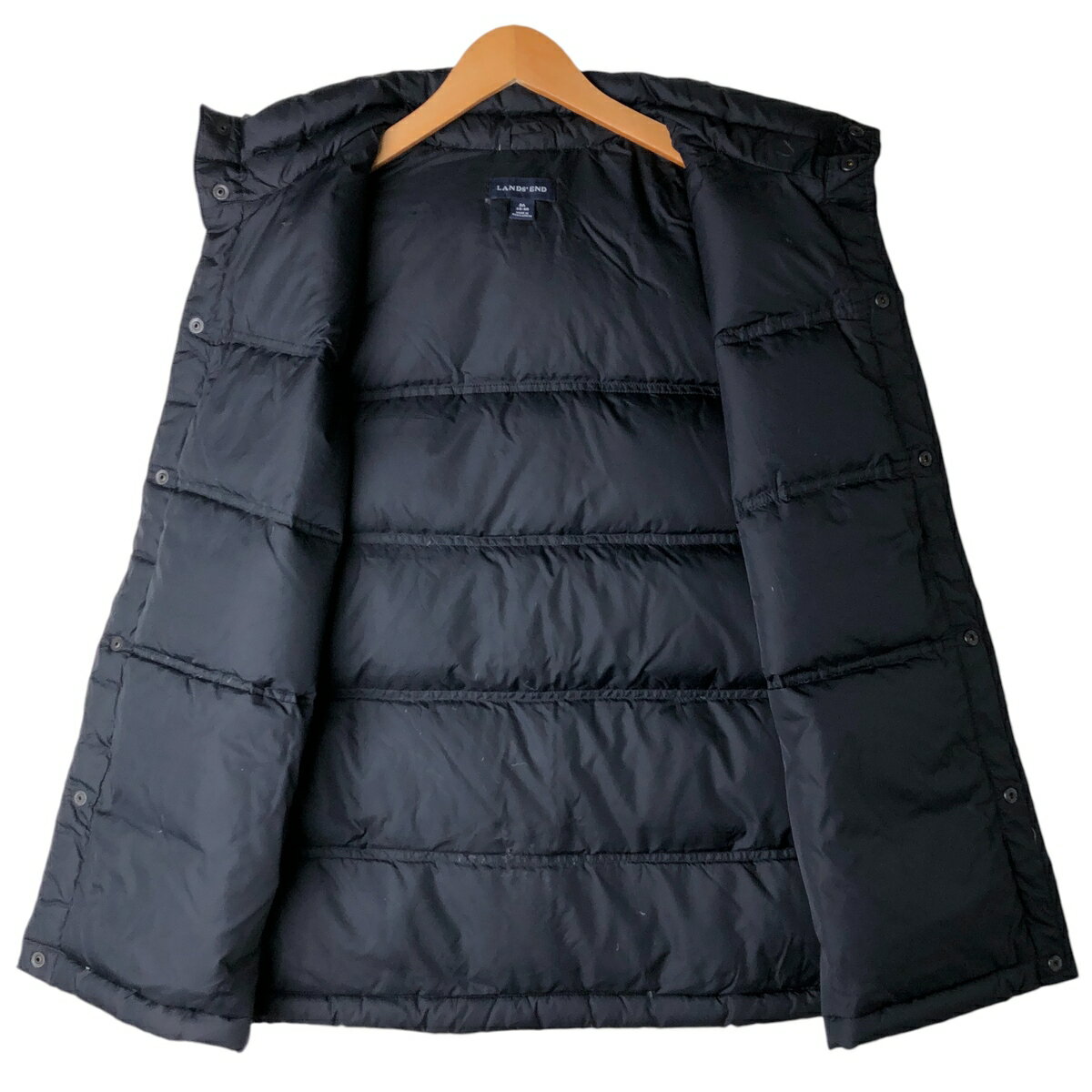 古着 00'S ランズエンド LANDS' END ダウンベスト メンズM相当 /eaa608694 【中古】 【260221】