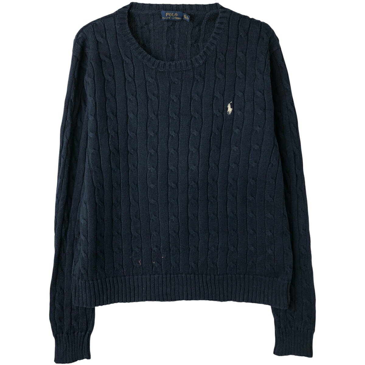 古着 ラルフローレン Ralph Lauren POLO RALPH LAUREN ケーブル編み コットンニットセーター メンズXL相当 /eaa608723 【中古】 【260123】 【NH-2508】 【SS2606_10】(4.0)
