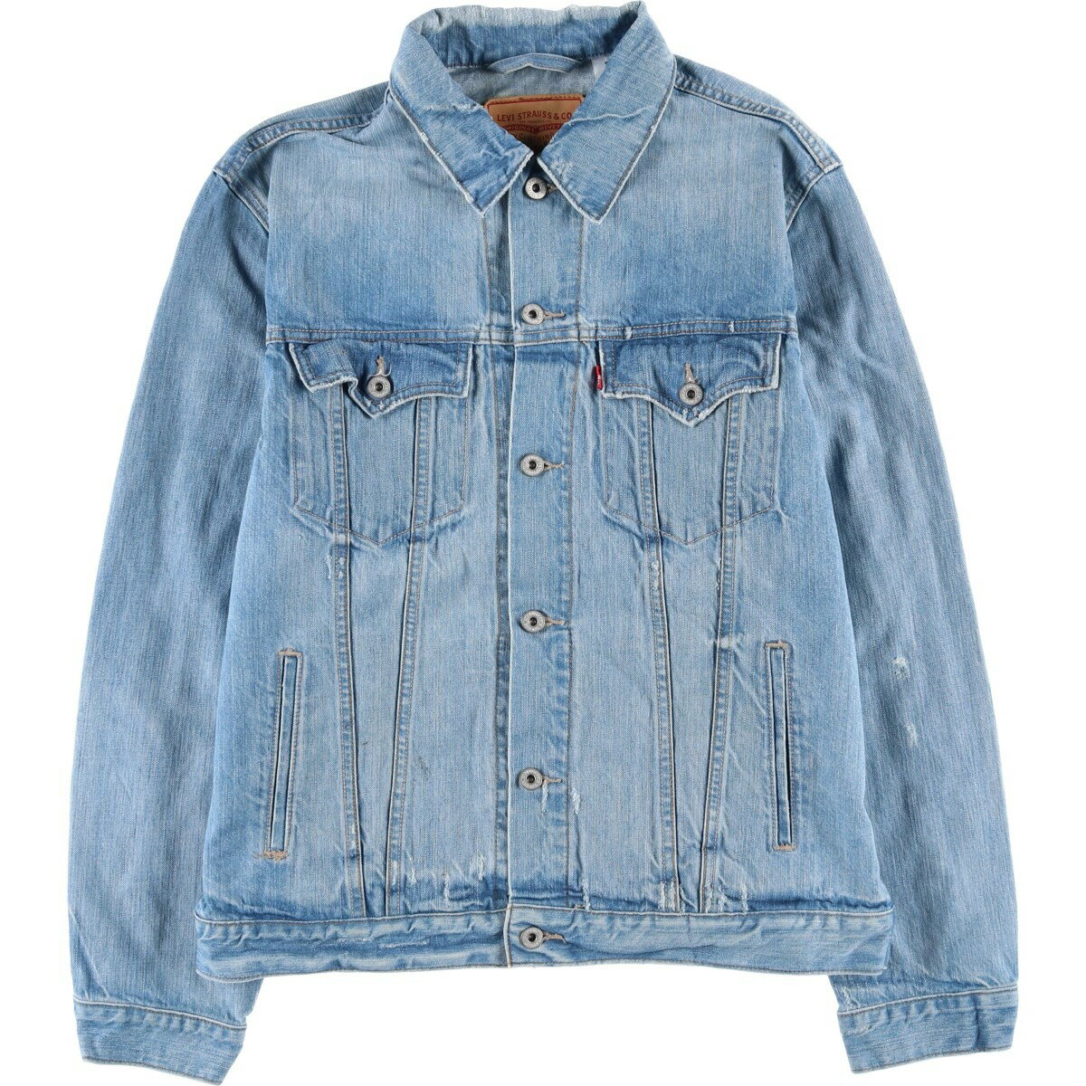 古着 00'S リーバイス Levi's SLIM TRUCKER デニムジャケット Gジャン メンズXL相当 /eaa608770 【中古】 【260127】 ブルー系 春秋冬