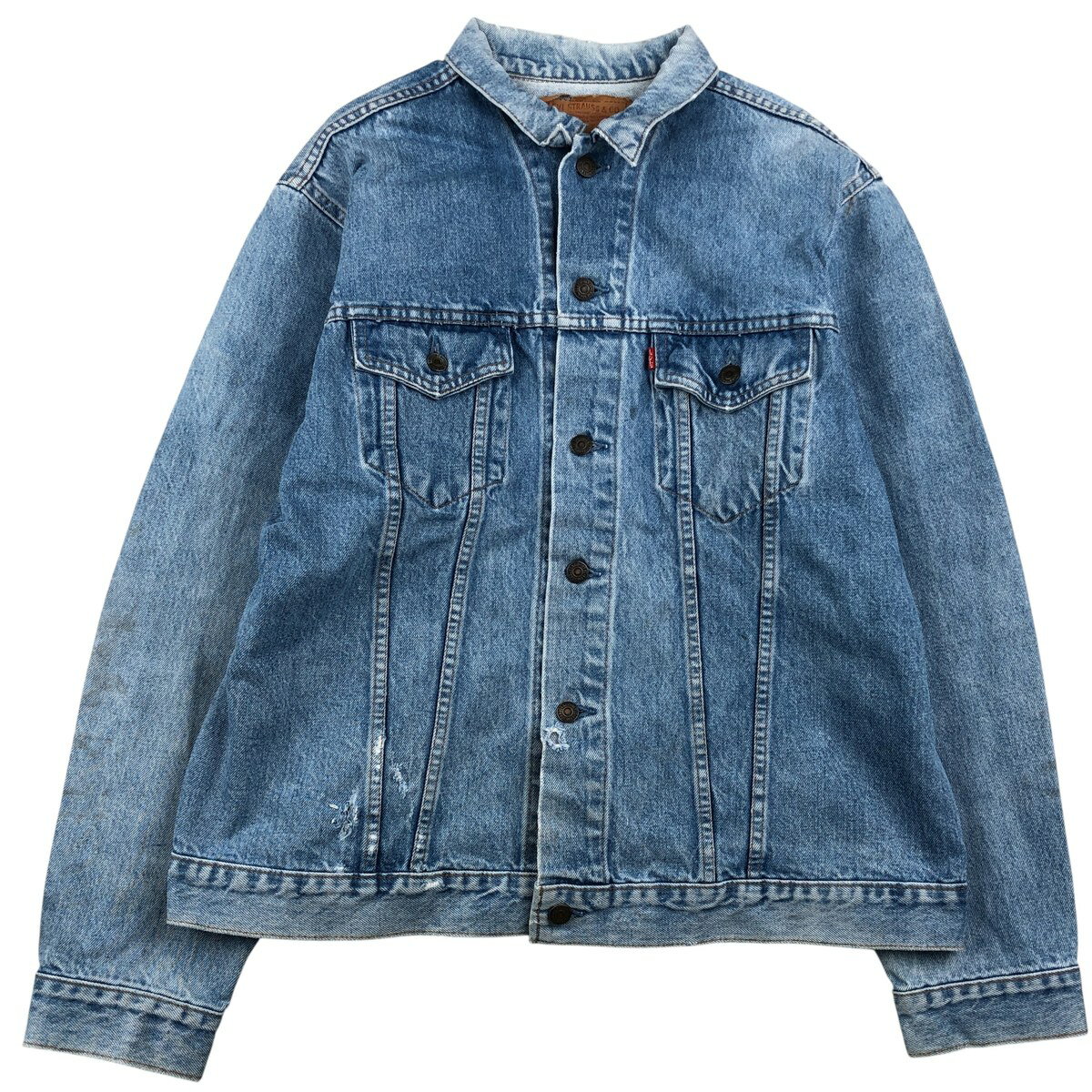 古着 ~90'S リーバイス Levi's 75504-0212 デニムジャケット Gジャン メンズXL相当 ヴィンテージ /eaa608772 【中古】 【260129】 ブルー系 春秋冬