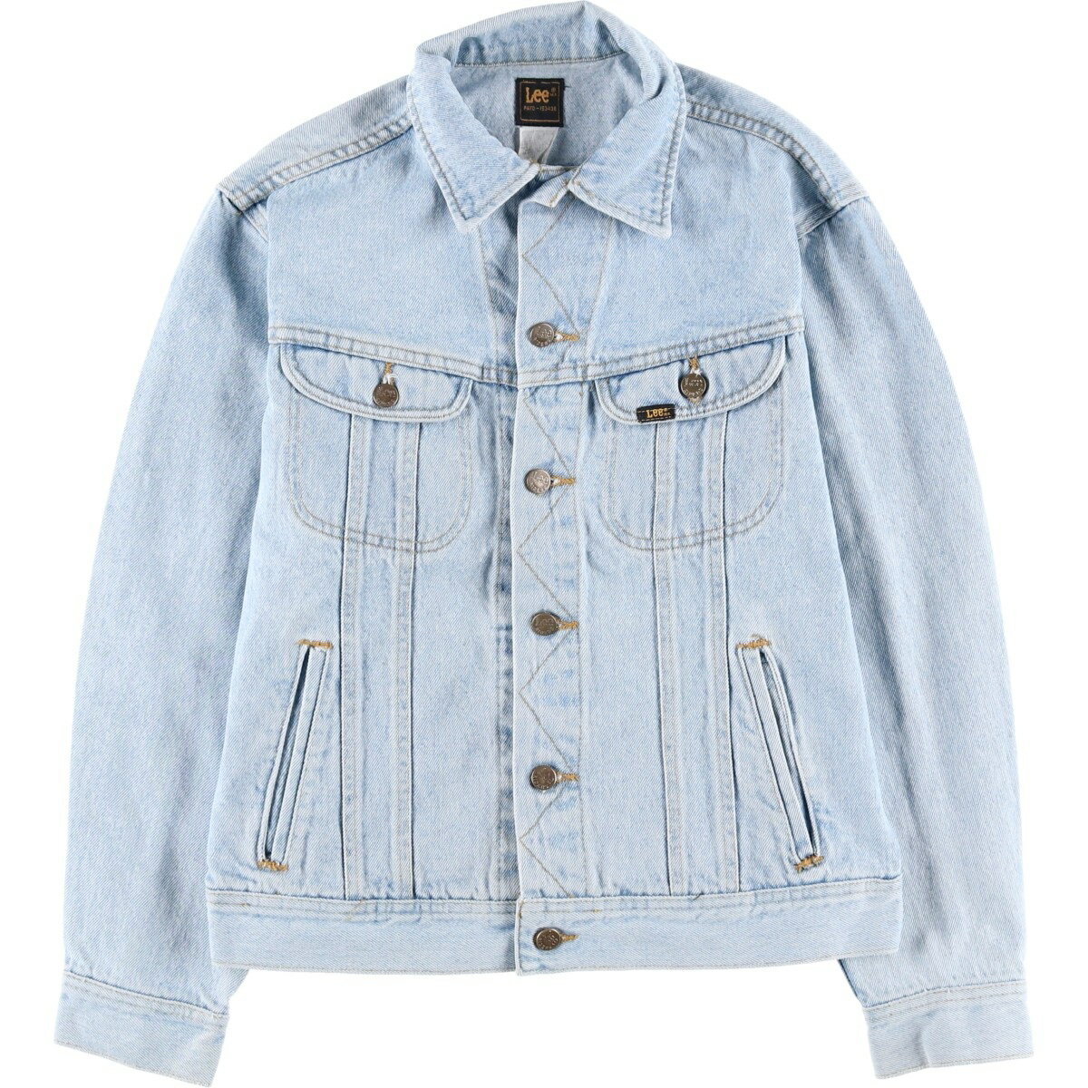古着 80~90'S リー Lee デニムジャケット Gジャン USA製 メンズS相当 ヴィンテージ /eaa608776 【中古】 【260127】 ブルー系 春秋冬