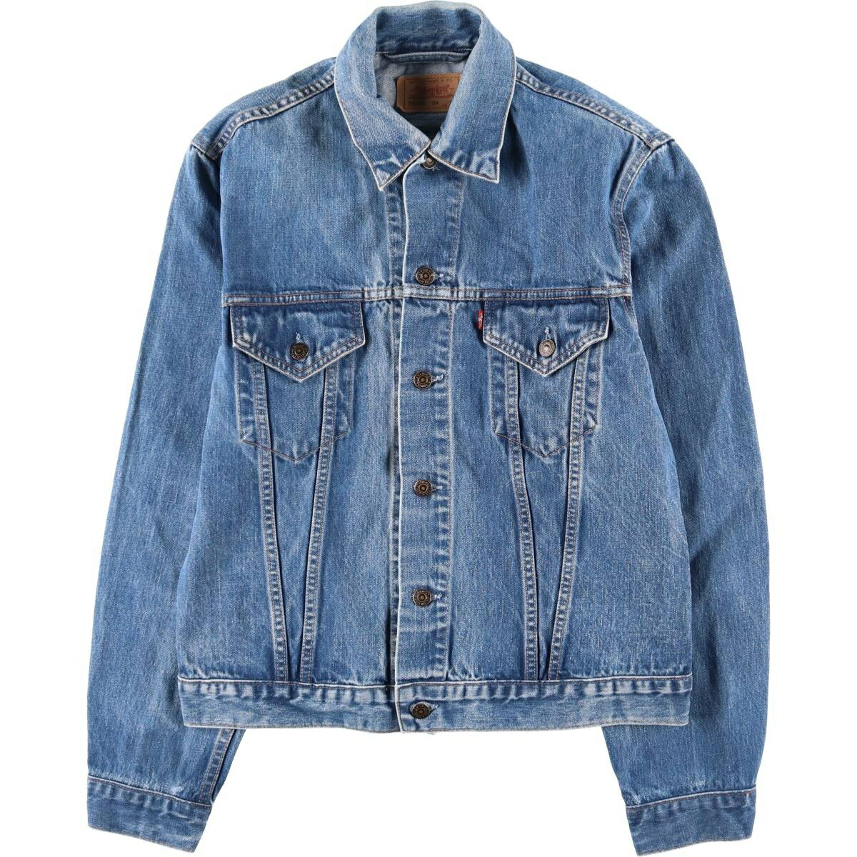 古着 00'S リーバイス Levi's 70500 04 ユーロモデル デニムジャケット Gジャン メンズXL相当 /eaa608778 【中古】 【260202】 ブルー系 春秋冬