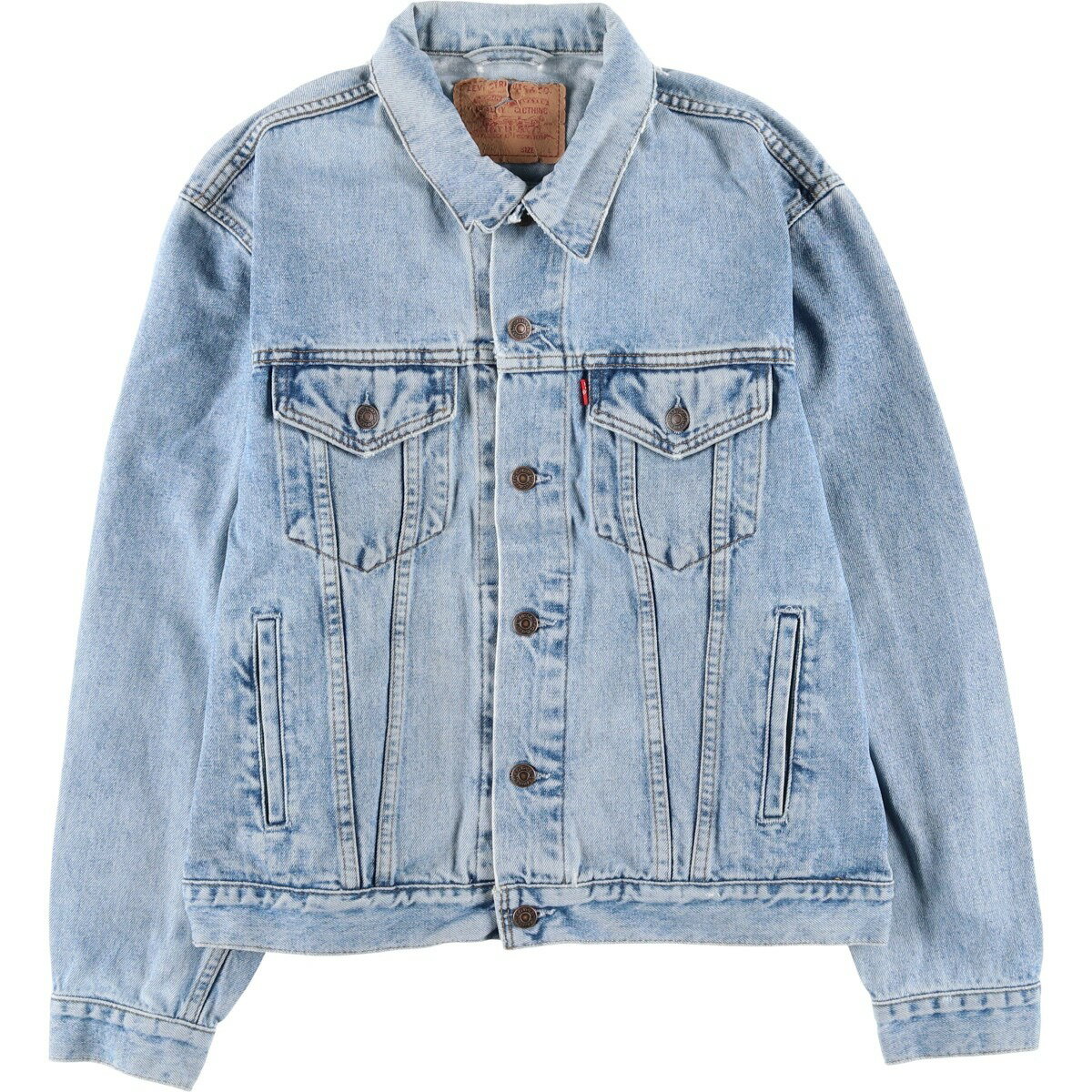 古着 90'S リーバイス Levi's 70503-0216 デニムジャケット Gジャン メンズL相当 ヴィンテージ /eaa608782 【中古】 【260127】 ブルー系 春秋冬