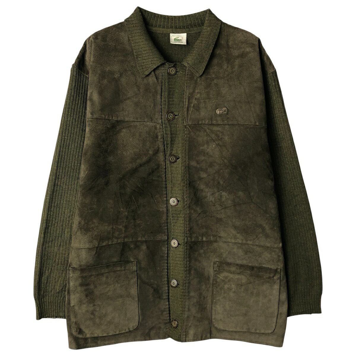 古着 90'S ラコステ LACOSTE アクリル×�