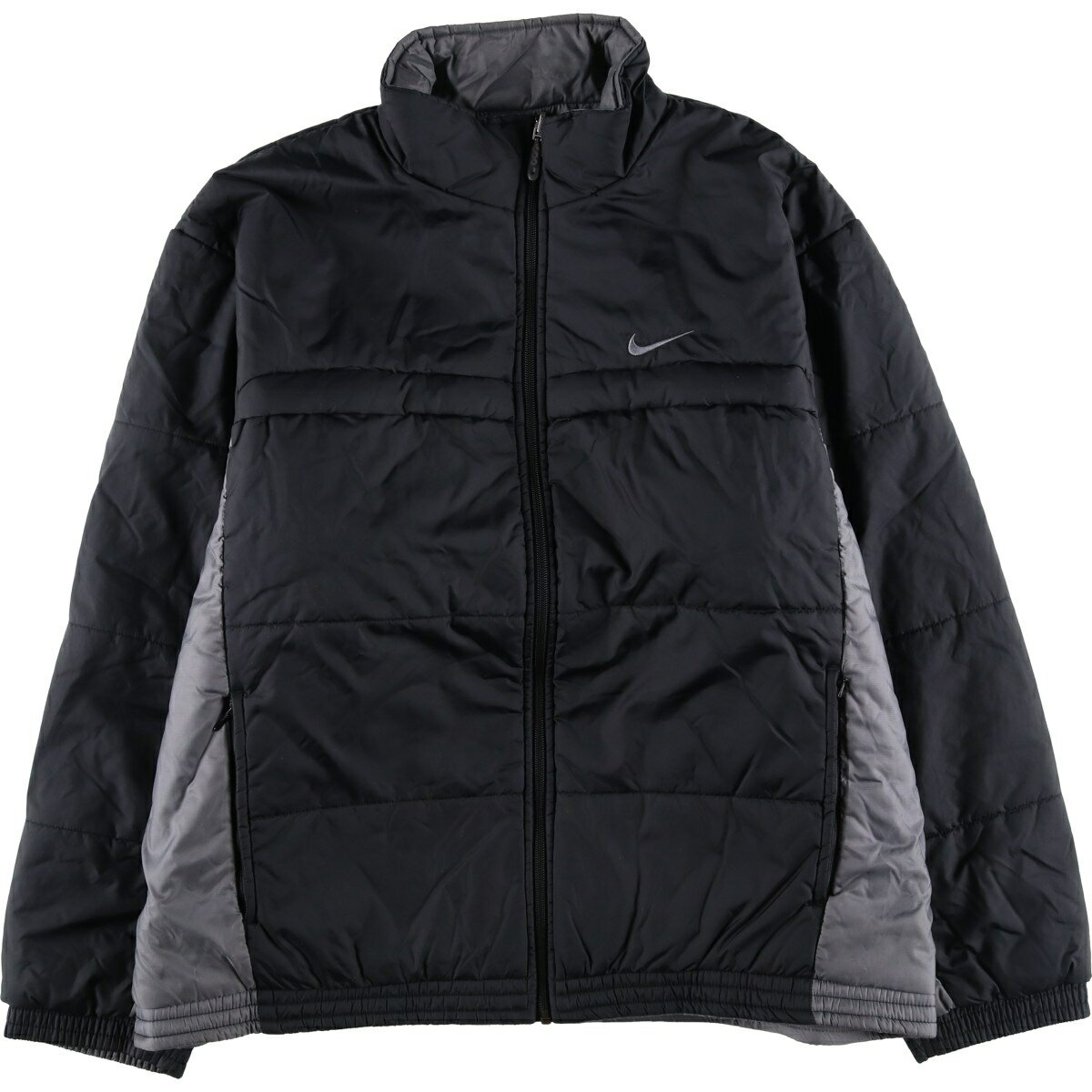 Rakuten - 古着 00'S ナイキ NIKE リップストップ リバーシブル 中綿ジャケット パファージャケット メンズL相当 /eaa608985 【中古】 【260121】 【SS2606_10】