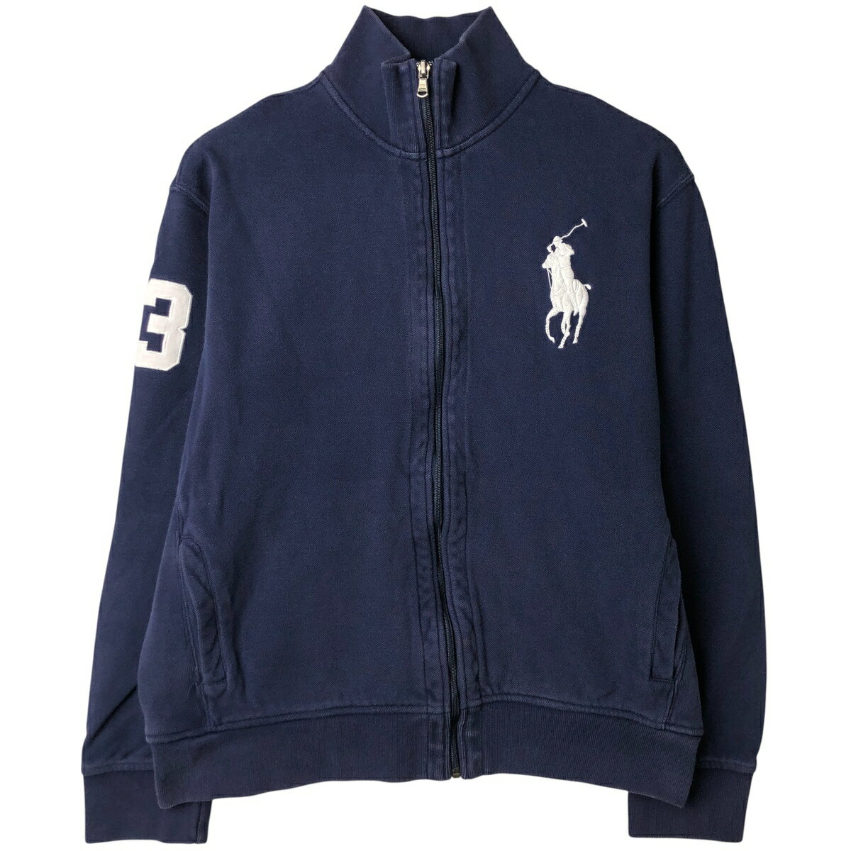 古着 ラルフローレン Ralph Lauren Polo by Ralph Lauren ビックポニー フルジップスウェットシャツ トレーナー メンズXL相当 /eaa609028 【中古】 【260124】 【NH-2508】