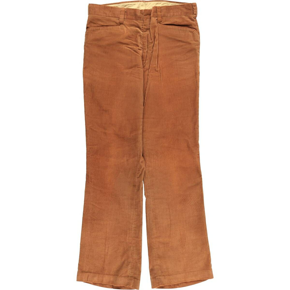 Rakuten - 古着 70'S リーバイス Levi's STA-PREST スタプレ フレアカット コーデュロイパンツ メンズw34相当 ヴィンテージ /eaa609076 【中古】 【260123】 オレンジ系 春夏秋冬