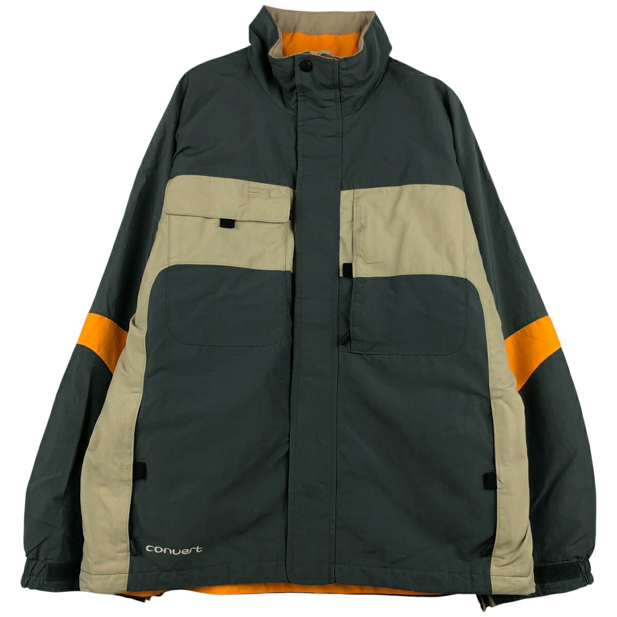 古着 90~00'S コロンビア Columbia convert マウンテンジャケット シェルジャケット メンズL相当 /eaa609171    