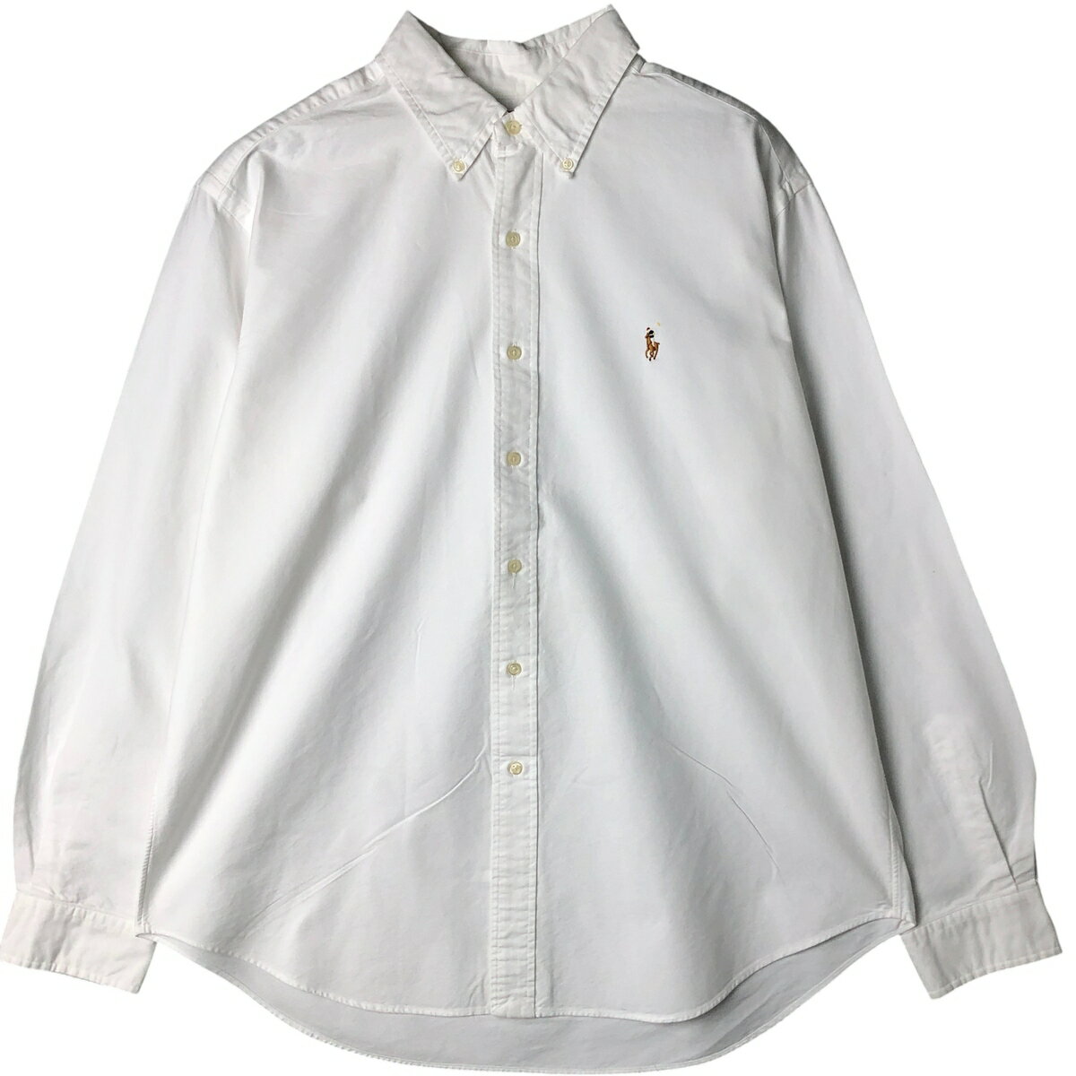 Rakuten - 古着 ラルフローレン Ralph Lauren CLASSIC FIT 長袖 ボタンダウンシャツ メンズXL相当 /eaa609355 【中古】 【260119】 【NH-2508】 【SS2606_10】