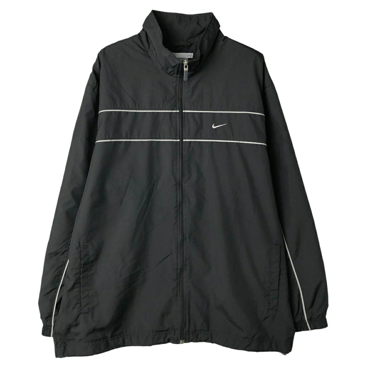 Rakuten - 古着 00'S ナイキ NIKE ウインドブレーカー メンズXL相当 /eaa609408 【中古】 【260119】 【NH-2508】 ブラック系 春秋冬
