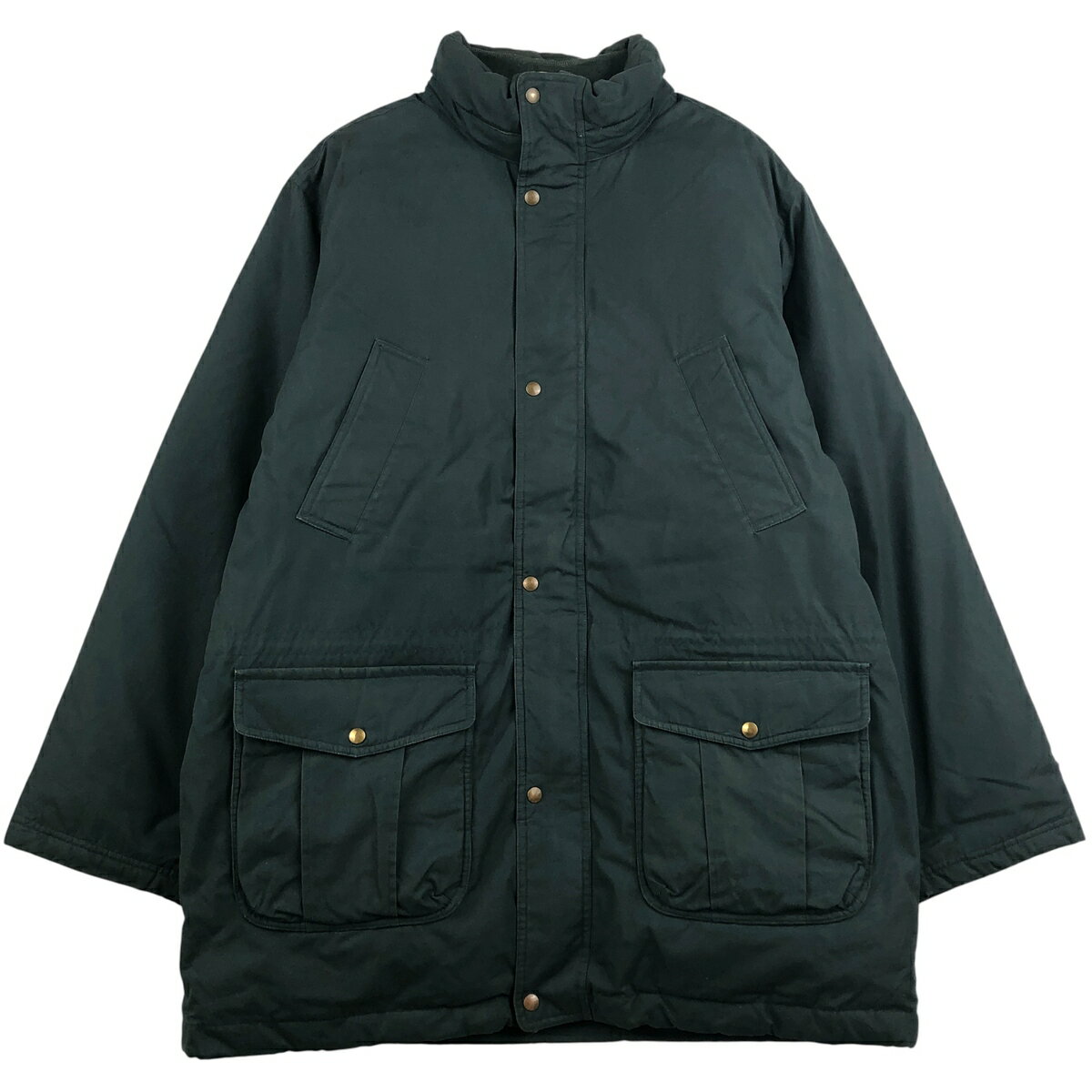 Rakuten - 古着 80~90'S ランズエンド LANDS' END グースダウンジャケット メンズXL相当 ヴィンテージ /eaa609469 【中古】 【260125】 【NH-2508】 グリーン系 春秋冬