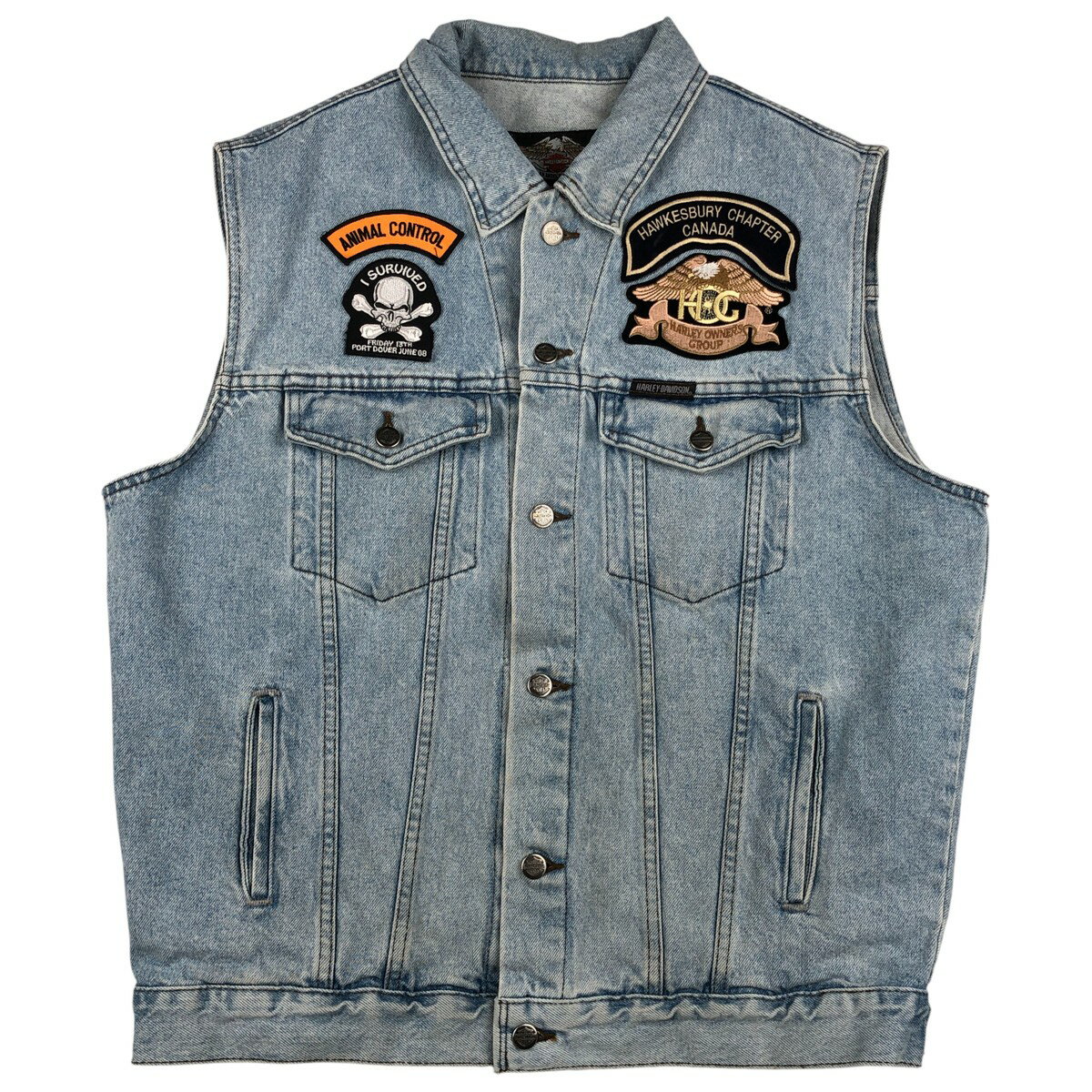 【雰囲気抜群】Levi’s ブラックデニムベスト ハーレーダビッドソン ブラックニングベスト -ハーレーダビッドソン公式オンラインショップ