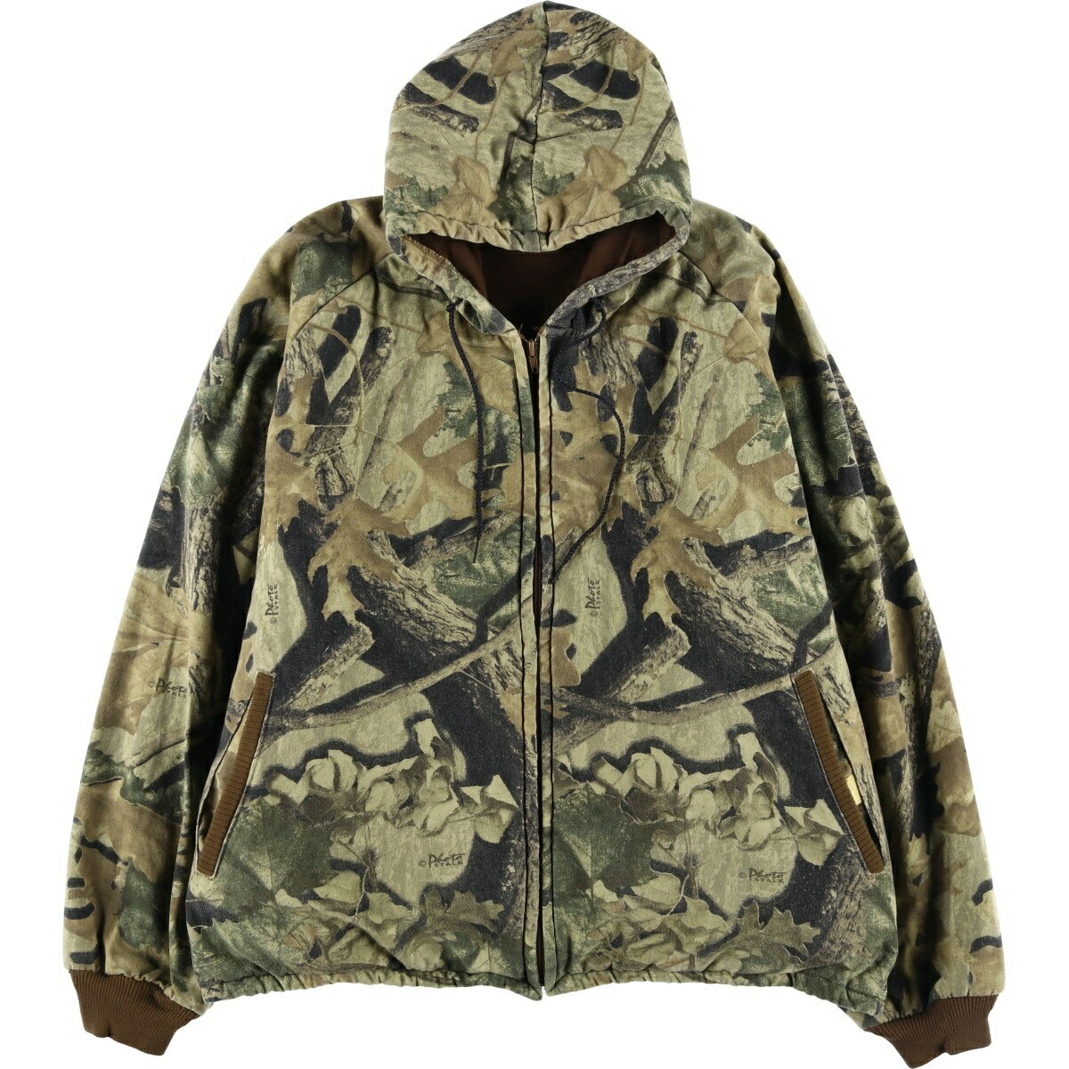 Rakuten - 古着 IDEAL リアルツリーカモ コットンパーカー USA製 メンズXXL相当 ヴィンテージ /eaa609882 【中古】 【260119】 カーキ系 春秋冬