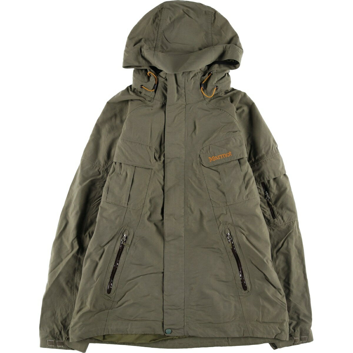 Rakuten - 古着 00'S マーモット Marmot MEMBRAIN マウンテンパーカー シェルジャケット メンズL相当 /eaa609896 【中古】 【260124】 カーキ系 春秋冬