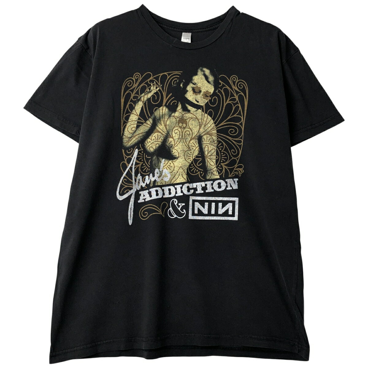 古着 NEXT LEVEL JANE'S ADDICTION ジェーンズアディクション NINE INCHI NAILS ナインインチネイルズ バンドTシャツ バンT メンズXL相当 /eaa609998 【中古】 【260121】 【NH-2508】