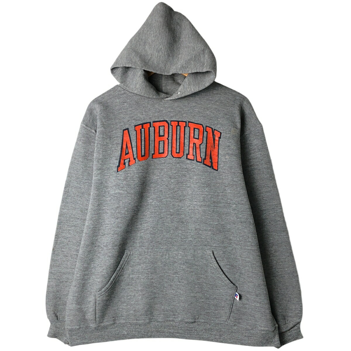 樂天商城 - 古着 90'S ラッセル Russell ATHLETIC カレッジ スウェットプルオーバーパーカー USA製 メンズXL相当 ヴィンテージ /eaa610000 【中古】 【260217】 グレー系 春夏秋冬