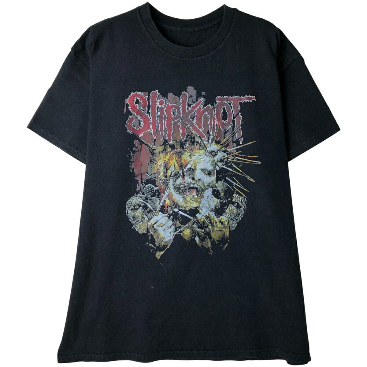 Rakuten - 古着 SLIPKNOT スリップノット バンドTシャツ バンT メンズM相当 /eaa610026 【中古】 【260210】 ブラック系 春夏秋