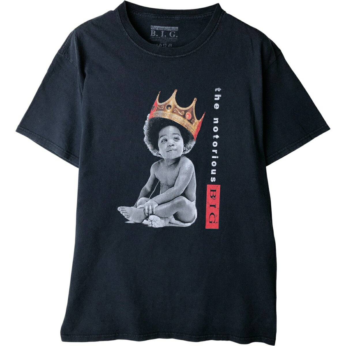 古着 THE NOTORIUS B.I.G. ノートリアスビッグ バンドTシャツ バンT メンズM相当 /eaa610028 【中古】 【260227】 ブラック系 春夏秋
