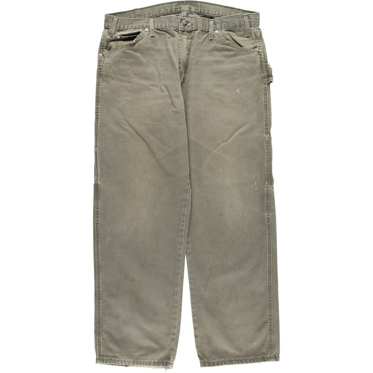 古着 ディッキーズ Dickies Relaxed Fit ダックペインターパンツ メンズw37相当 /eaa610185 【中古】 【260216】 カーキ系 春夏秋冬