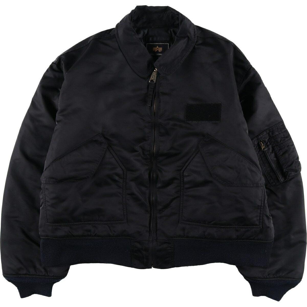 樂天商城 - 古着 民間品 アルファ ALPHA CWU-45/Pタイプ 中綿入り ミリタリー フライトジャケット メンズXXL相当 /eaa610266 【中古】 【260212】 ブラック系 春秋冬