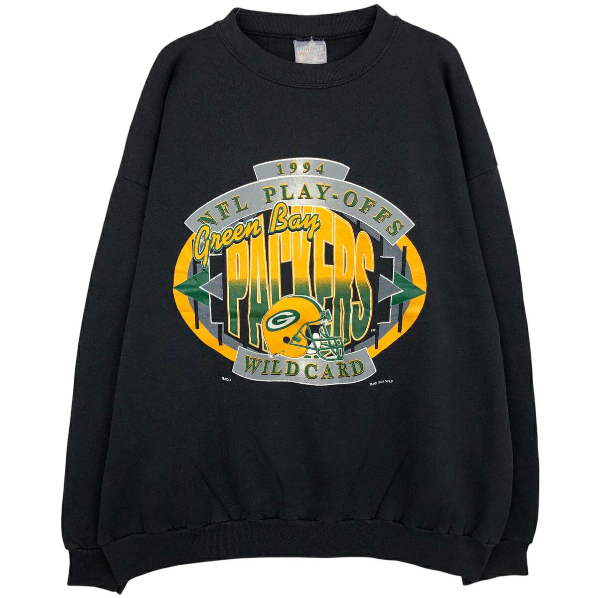 古着 90'S SPECTATOR NFL GREEN BAY PACKERS グリーンベイパッカーズ プリントスウェットシャツ トレーナー USA製 メンズXXL相当 ヴィンテージ /eaa610291   【SS2606_10