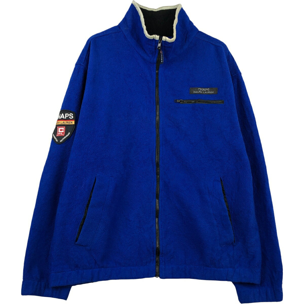 乐天商城 - 古着 ラルフローレン Ralph Lauren CHAPS チャップス フリースジャケット カナダ製 メンズL相当 /eaa610486 【中古】 【260216】 【SS2606_10