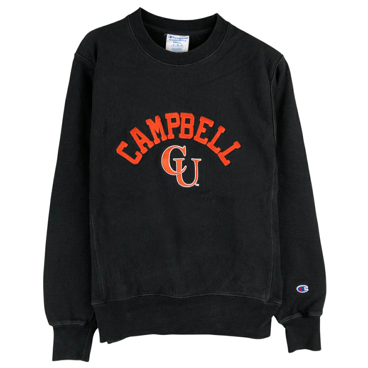 Collaboration - 古着 チャンピオン Champion REVERSE WEAVE リバースウィーブ カレッジスウェットシャツ トレーナー メンズS相当 /eaa610532 【中古】 【260207】 ブラック系 春夏秋冬