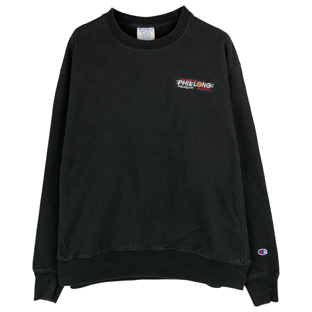 樂天商城 - 古着 チャンピオン Champion REVERSE WEAVE リバースウィーブ PHIL LONG アドバタイジング スウェットシャツ トレーナー メンズXL相当 /eaa610536 【中古】 【260207】 【SS2606_10