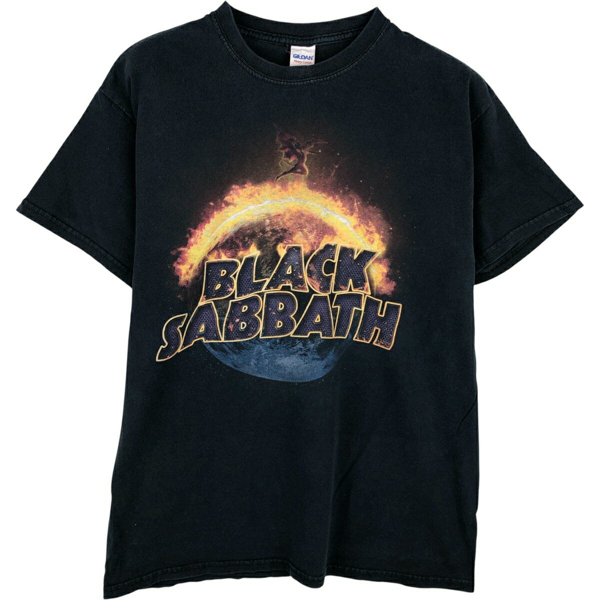 樂天商城 - 古着 ギルダン GILDAN BLACK SABBATH ブラックサバス バンドTシャツ バンT メンズM相当 /eaa610969 【中古】 【260223】 ブラック系 春夏秋