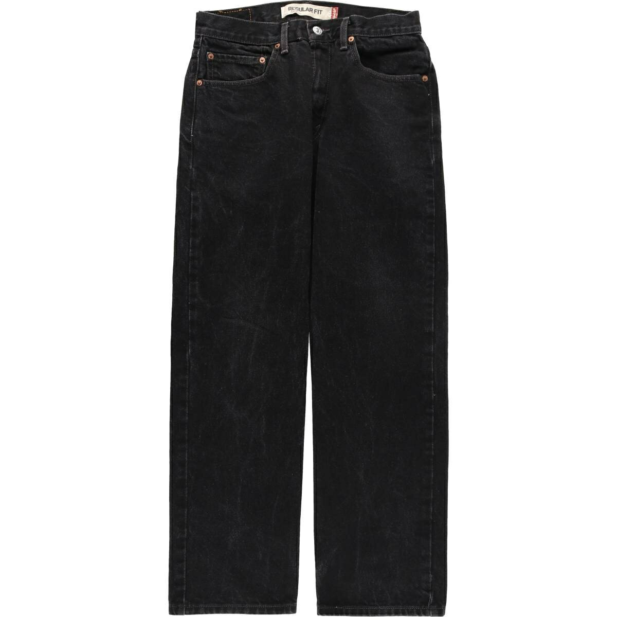樂天商城 - 古着 00'S リーバイス Levi's 505 REGULAR FIT ブラックデニム テーパードデニムパンツ メンズw30相当 /eaa610993 【中古】 【260221】 ブラック系 春夏秋冬