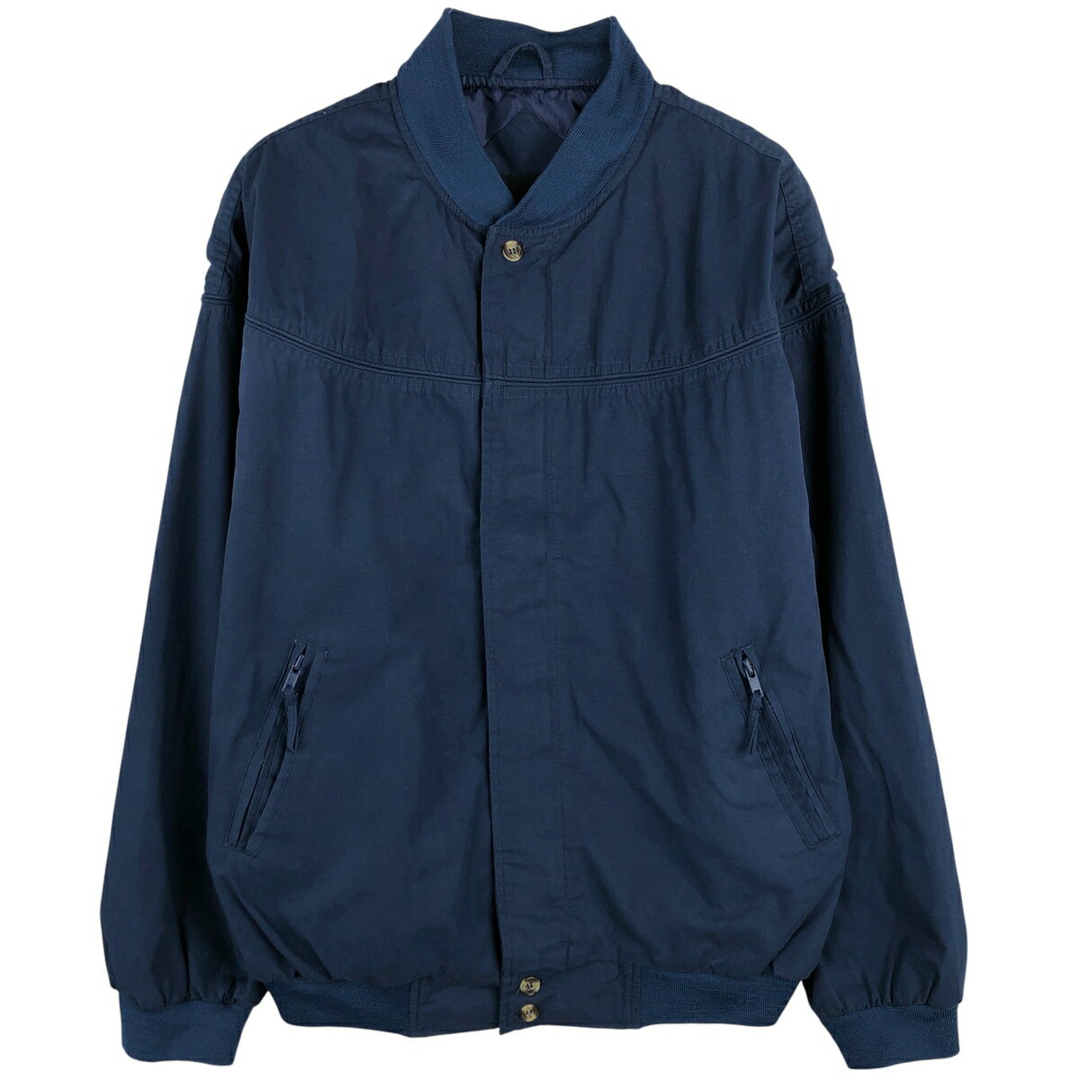 Rakuten - 古着 Windbreaker ダービージャケット カップショルダージャケット メンズM相当 /eaa611031 【中古】 【260201】 【NH-2508】 ネイビー系 春秋冬