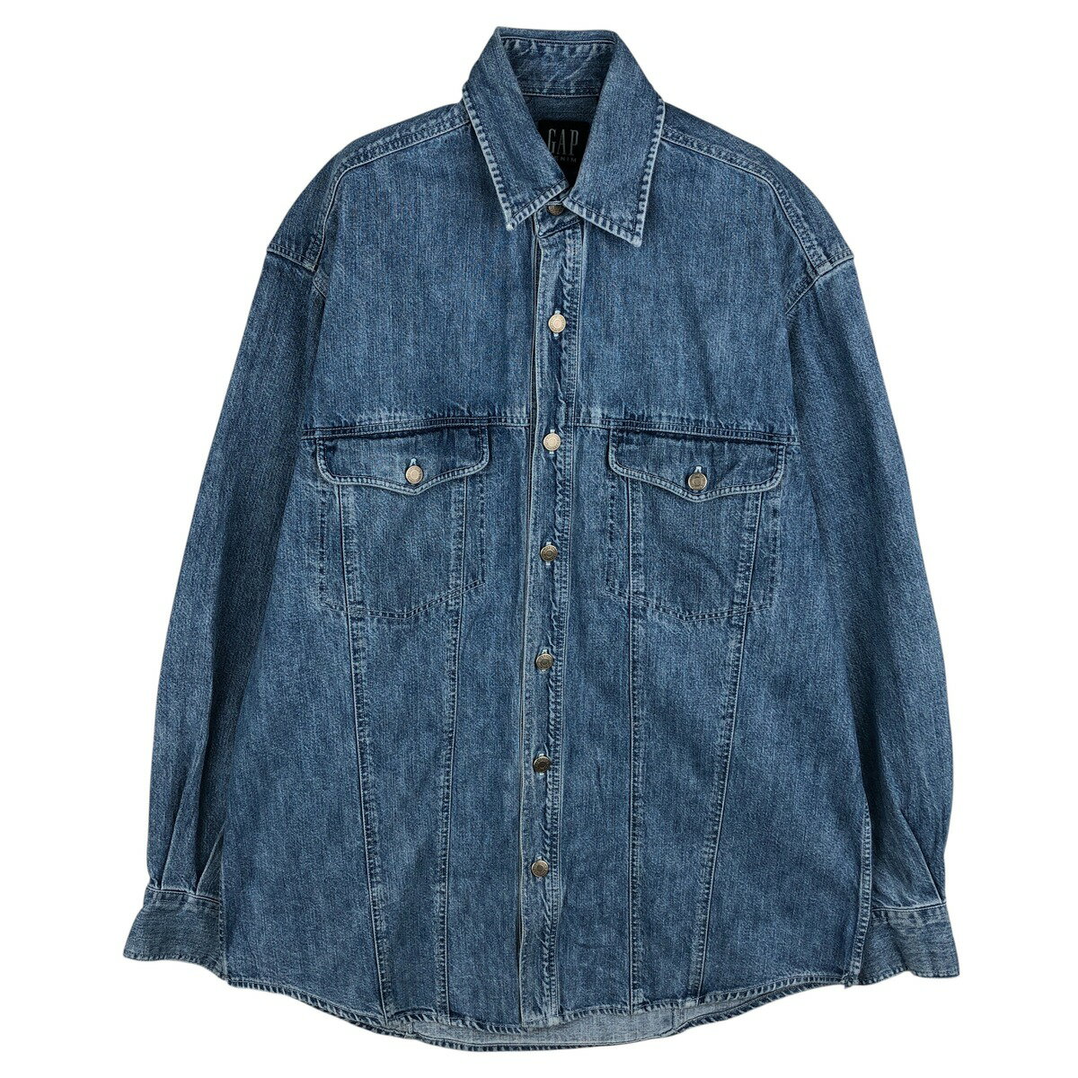 古着 ギャップ GAP DENIM オールドギャップ 長袖 デニムシャツ メンズS相当 /eaa611097 【中古】 【260209】