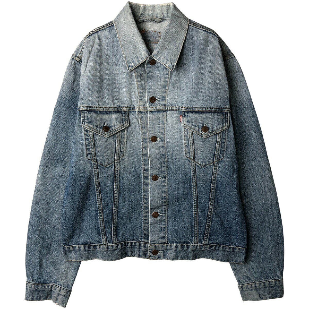 古着 00'S リーバイス Levi's 70500-0487 ユーロモデル デニムジャケット Gジャン メンズXL相当 /eaa611160 【中古】 【260202】 【NH-2508】 ブルー系 春秋冬