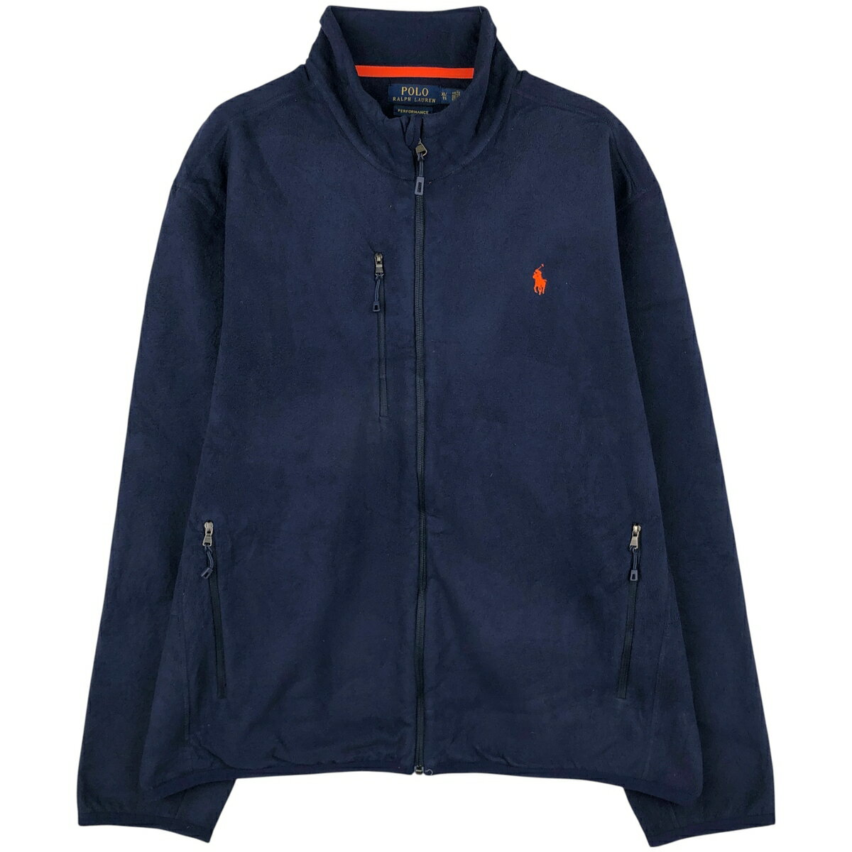Rakuten - 古着 ラルフローレン Ralph Lauren POLO RALPH LAUREN PERFORMANCE フリースジャケット メンズXL相当 /eaa611166 【中古】 【260206】 【GR-NV】 ネイビー系 春秋冬