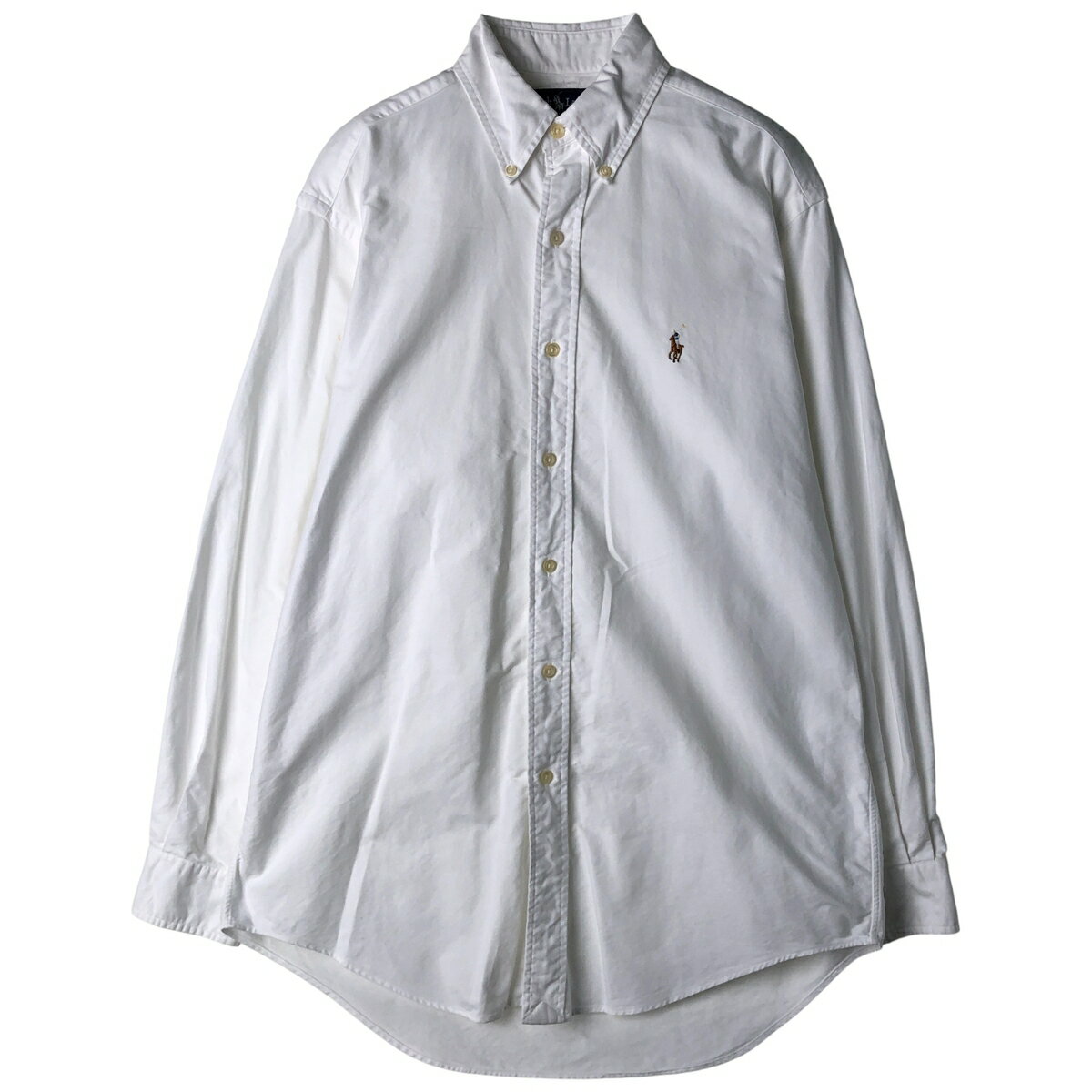 樂天商城 - 古着 ラルフローレン Ralph Lauren YARMOUTH 長袖 ボタンダウンシャツ メンズM相当 /eaa611385 【中古】 【260202】 【NH-2508】 【SS2606_10