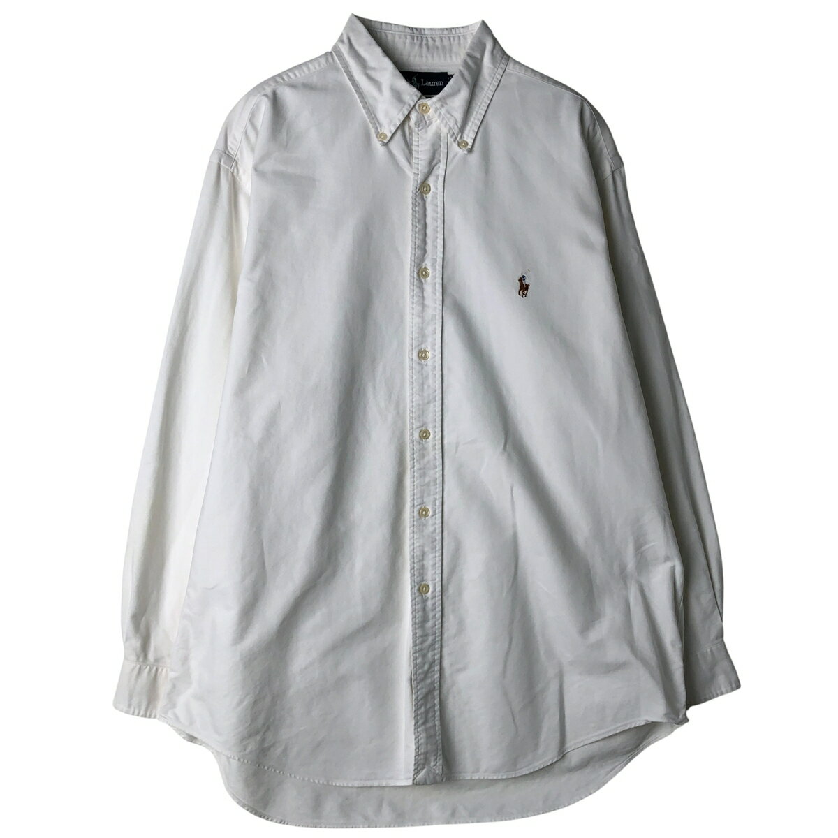 乐天商城 - 古着 ラルフローレン Ralph Lauren YARMOUTH 長袖 ボタンダウンシャツ メンズL相当 /eaa611386 【中古】 【260202】 【NH-2508】 【SS2606_10
