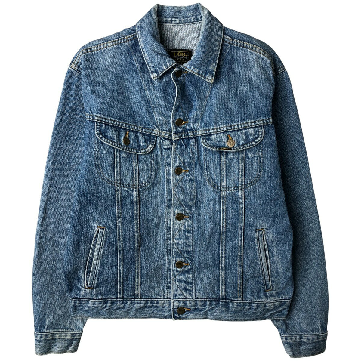 古着 リー Lee デニムジャケット Gジャン メンズL相当 /eaa611546 【中古】 【260202】 【NH-2508】 ブルー系 春秋冬