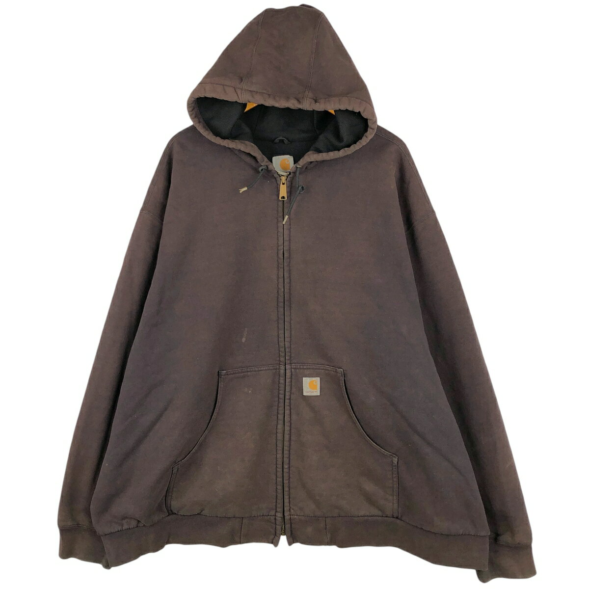 樂天商城 - 古着 ビッグサイズ カーハート Carhartt スウェットフルジップパーカー メンズXXXXL相当 /eaa611678 【中古】 【260204】 ブラウン系 春夏秋冬