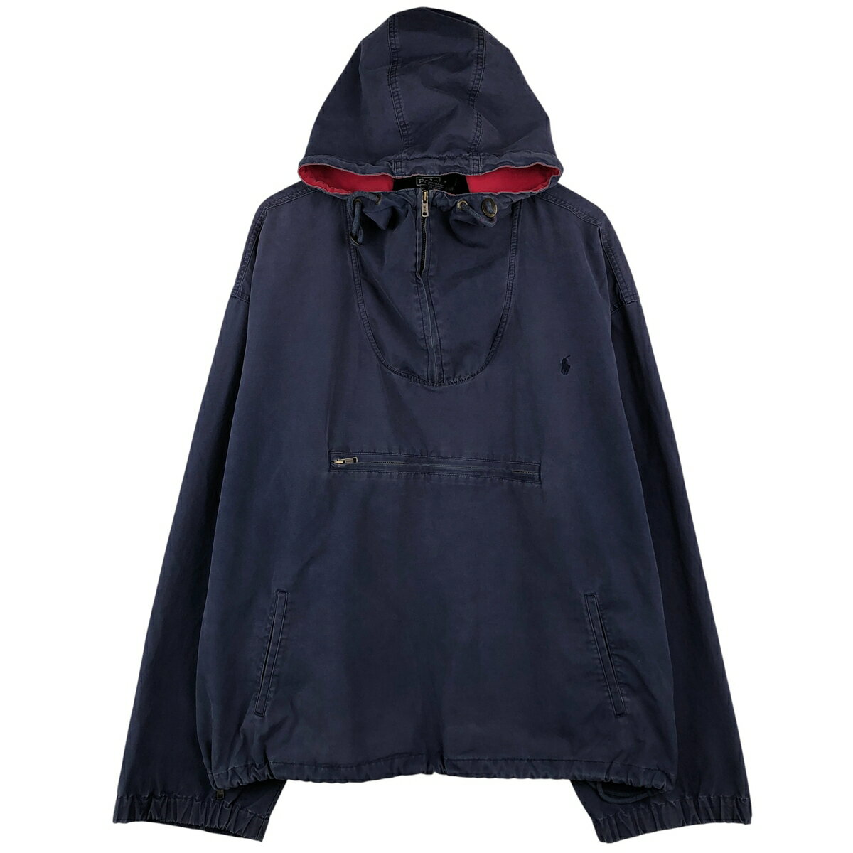 Rakuten - 古着 ラルフローレン Ralph Lauren POLO by Ralph Lauren コットンパーカー アノラックパーカー メンズXXL相当 /eaa611704 【中古】 【260201】 【DL2603-RL】 ネイビー系 春秋冬