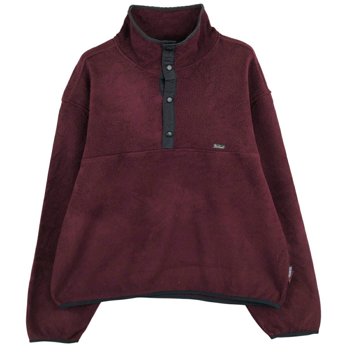 商品詳細 ブランド・WOOLRICH・ウールリッチ・ 特徴・ハーフスナップ・長袖・POLARTEC ポーラテック・プルオーバー・ モデル/形状・フリースプルオーバー・ 素材・ポリエステル:100%・ 色・ワインレッド・ブラック系 黒色・ 柄...