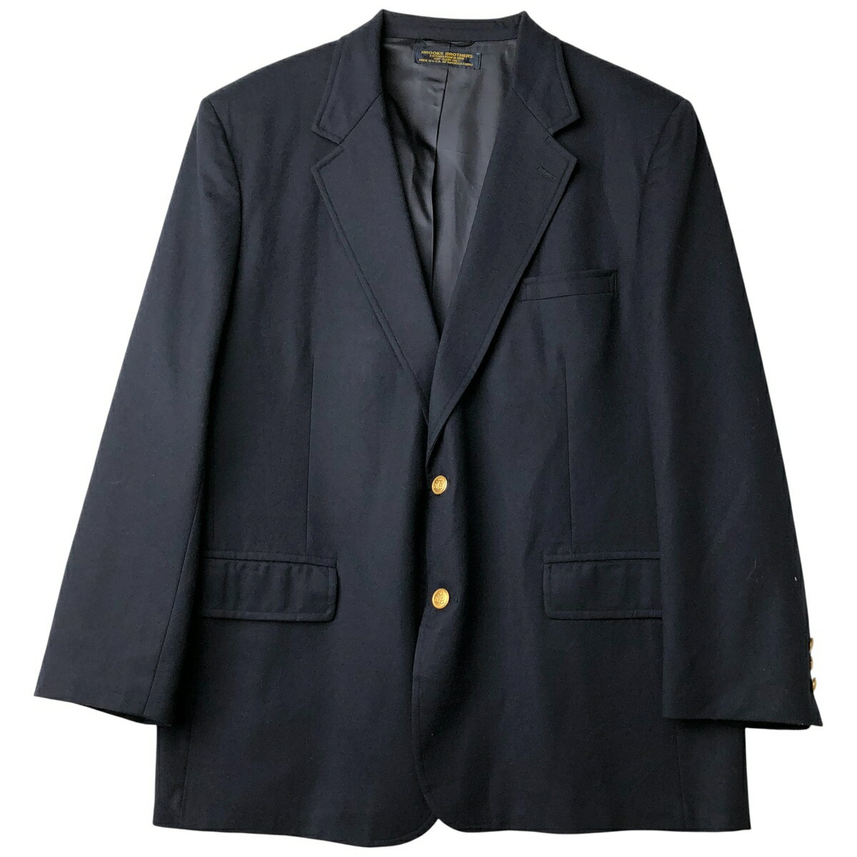 樂天商城 - 古着 ブルックスブラザーズ Brooks Brothers 紺ブレザー テーラードジャケット USA製 メンズL相当 /eaa611759 【中古】 【260131】 【DL2603-BS】【NH-2508】 ネイビー系 春秋冬