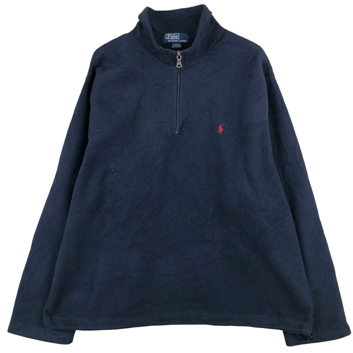 楽天市場】polo ralph lauren メンズ ハーフジップ フリースジャケット