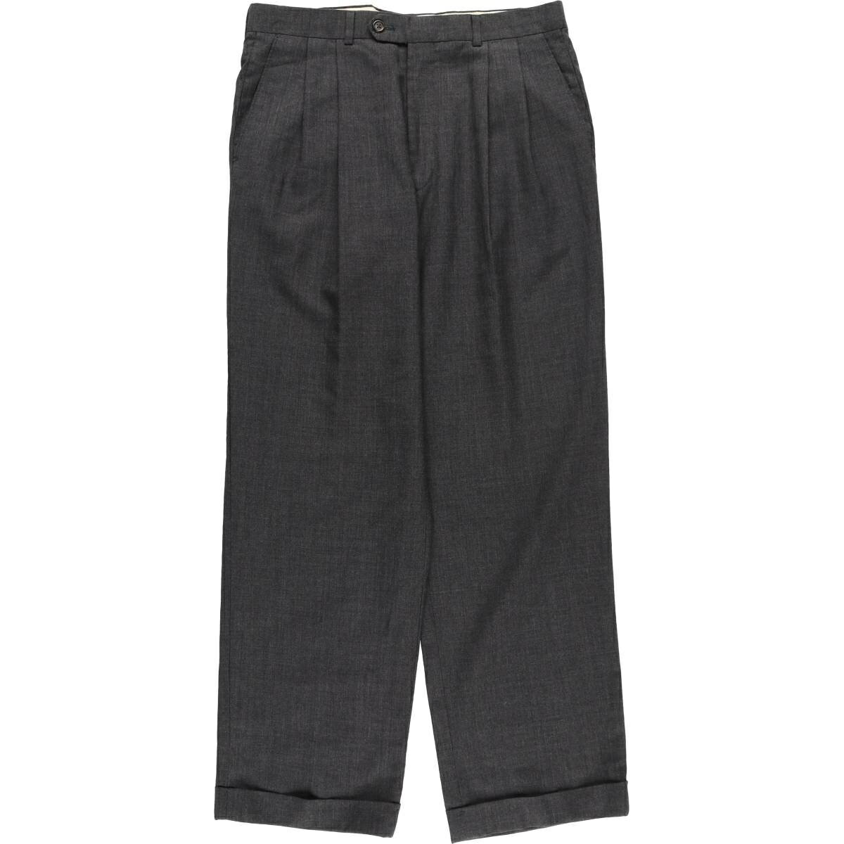 Rakuten - 古着 ラルフローレン Ralph Lauren LAUREN ローレン SUPER 100'S ツータック スラックスパンツ メンズw31相当 /eaa611831 【中古】 【260202】 【DL2603-RL】 春夏秋冬