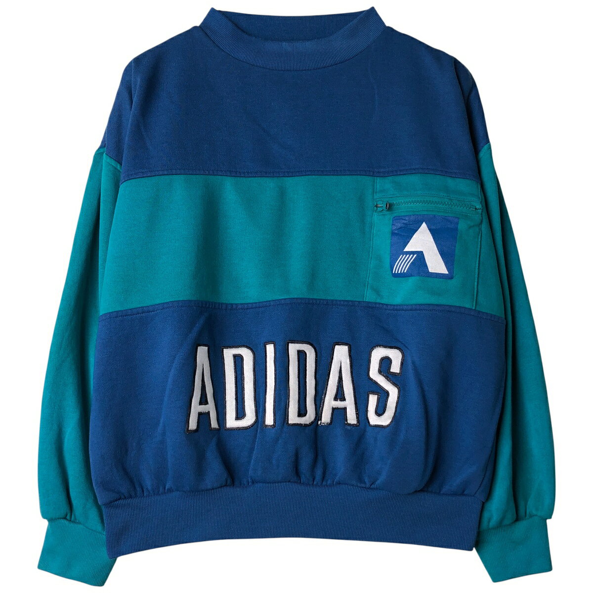 Rakuten - 古着 80'S アディダス adidas ボーダー柄 ロゴスウェットシャツ トレーナー メンズL相当 ヴィンテージ /eaa611960 【中古】 【260209】 【NH-2508】 【SS2606_10