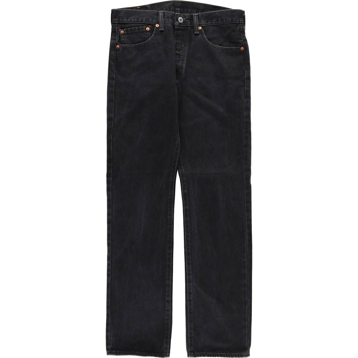 樂天商城 - 古着 リーバイス Levi's 501-0660 ブラックデニム ストレートデニムパンツ メンズw32相当 /eaa612036 【中古】 【260216】 ブラック系 春夏秋冬